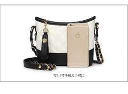 KissICON Floral Stitch Mini Crossbody – Chain Strap Quilted