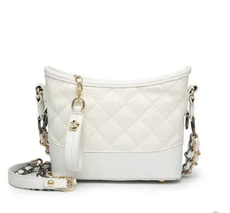 KissICON Floral Stitch Mini Crossbody – Chain Strap Quilted