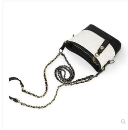 KissICON Floral Stitch Mini Crossbody – Chain Strap Quilted