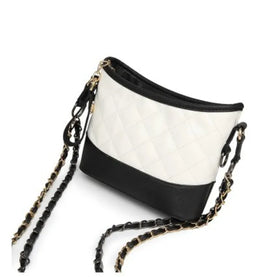 KissICON Floral Stitch Mini Crossbody – Chain Strap Quilted