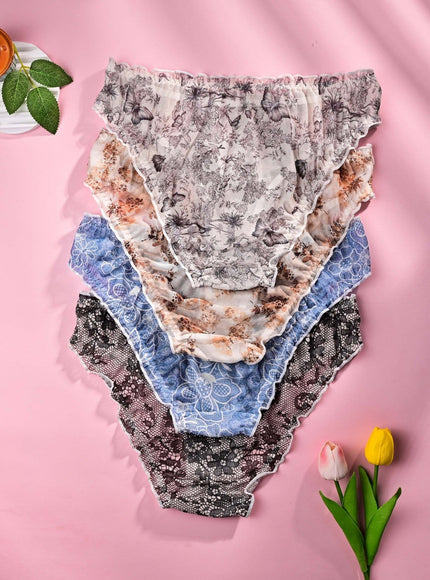 KissICON Floral Sweet Curve Panties Set – 4