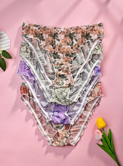KissICON Floral Sweet Curve Panties Set – 4