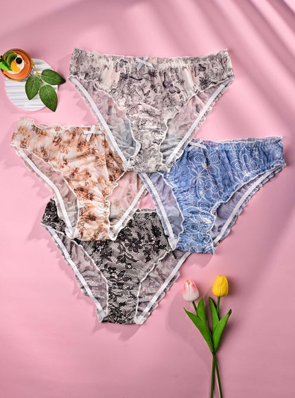 KissICON Floral Sweet Curve Panties Set – 4