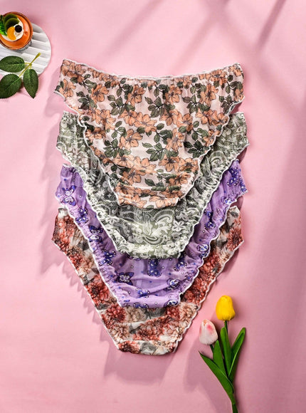 KissICON Floral Sweet Curve Panties Set – 4