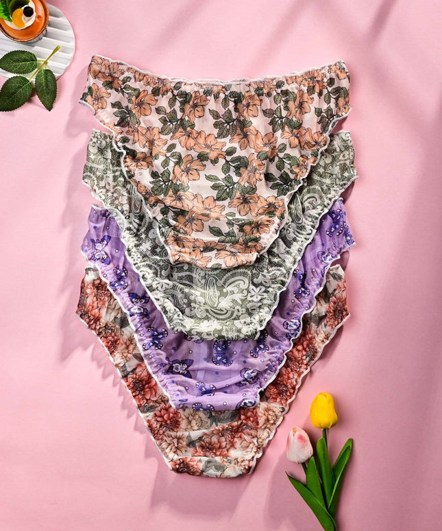 KissICON Floral Sweet Curve Panties Set – 4