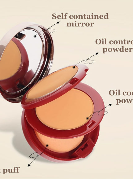 KissICON Flower Waterproof Oilcontrol Matte Setting Powder