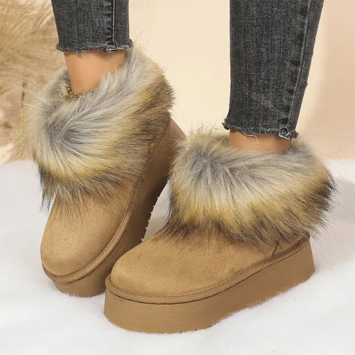 Flurry Slip On Warm Snow Boots Women Thick