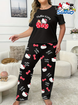 jkthpu-45 For Hello Kitty Women'S Pajama Set - Casual