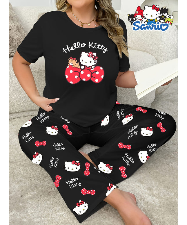 jkthpu-45 For Hello Kitty Women'S Pajama Set - Casual
