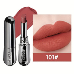 KissICON Forest Green Novo Longlasting Burgundy Red Matte Lipstick