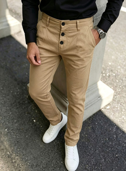 KissICON FourSeason Stretch Chino Pants Versatile Comfort for Any Occasion