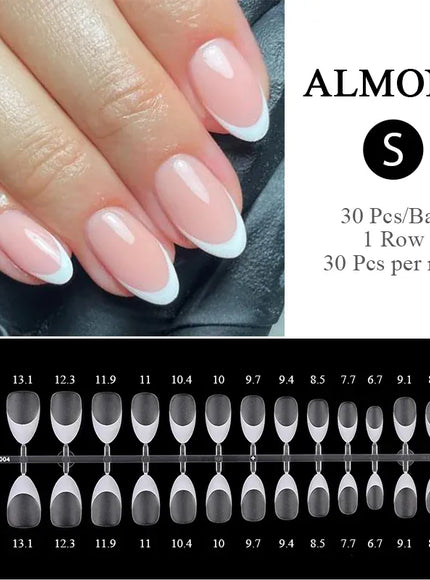 KissICON French 04 KissIcon Matte Nude Fake Nails - Full Cover