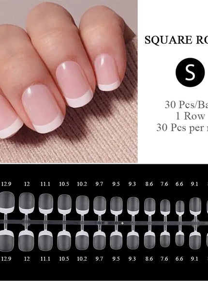 KissICON French 06 KissIcon Matte Nude Fake Nails - Full Cover