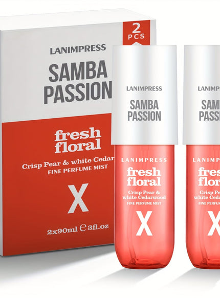 KissICON Fresh floral scent Brazilian Body Fragrance Mist Duo Fresh Floral Long