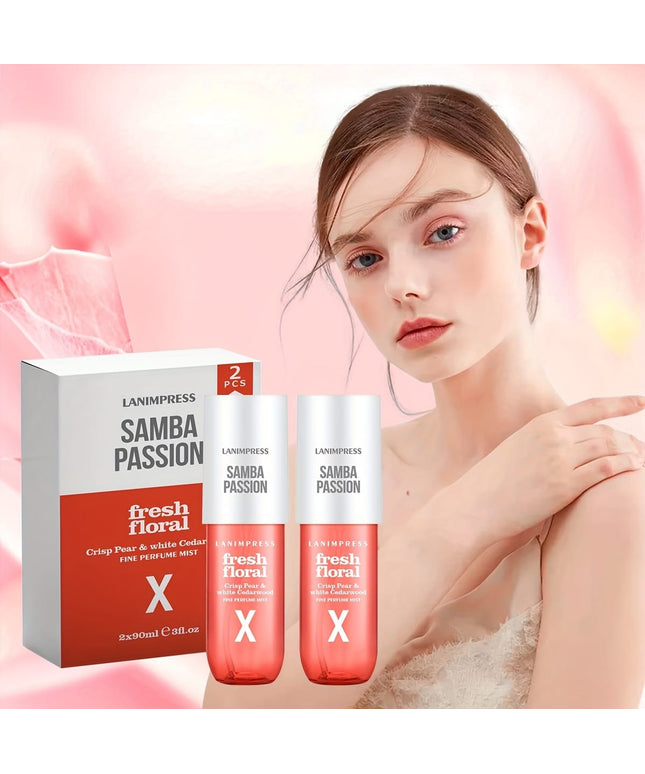 KissICON Fresh floral scent Brazilian Body Fragrance Mist Duo Fresh Floral Long
