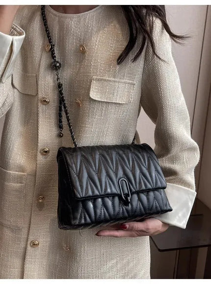 KissICON Full Grain Leather Crossbody – Parisian Petite Tweed