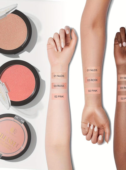 jkthpu-45 FV Long Lasting Powder Blush - Lightweight Shimmer