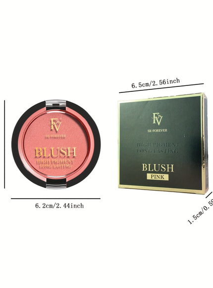 jkthpu-45 FV Long Lasting Powder Blush - Lightweight Shimmer