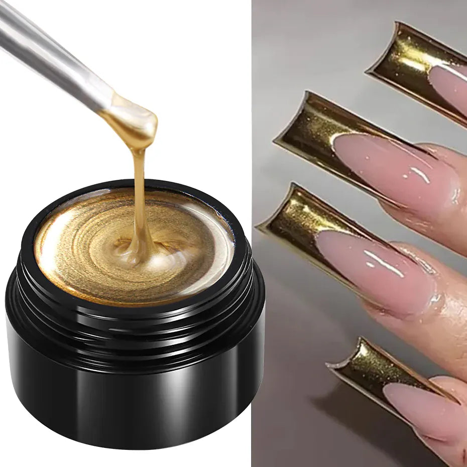 KissICON G-285-01 KissIcon Metallic Gel Nail Polish Chrome - Mirror