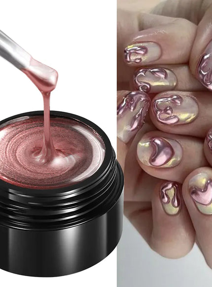 KissICON G-285-02 KissIcon Metallic Gel Nail Polish Chrome - Mirror