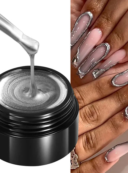 KissICON G-285-03 KissIcon Metallic Gel Nail Polish Chrome - Mirror