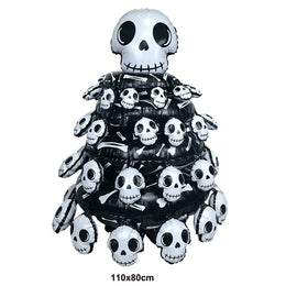 KissICON G / Other Halloween Party Decor Standing Inflatable Aluminum Foil Balloon Ghost Pumpkin Skull Haunted House Tombstone Skeleton Balloon