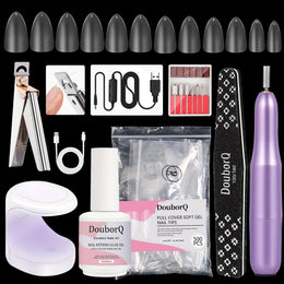 KissICON GCF KissIcon Coffin Nail Tips Gel X Kit -
