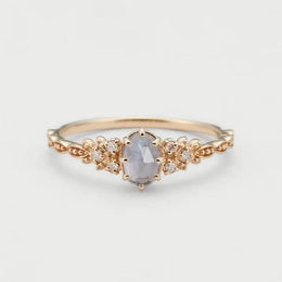 KissICON GD / resizable Kissicon Labradorite Cordierite Blue Stone Ring
