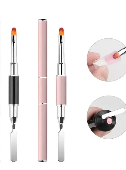 KissICON Gel Brush and Picker 2in1 Nail Tool -