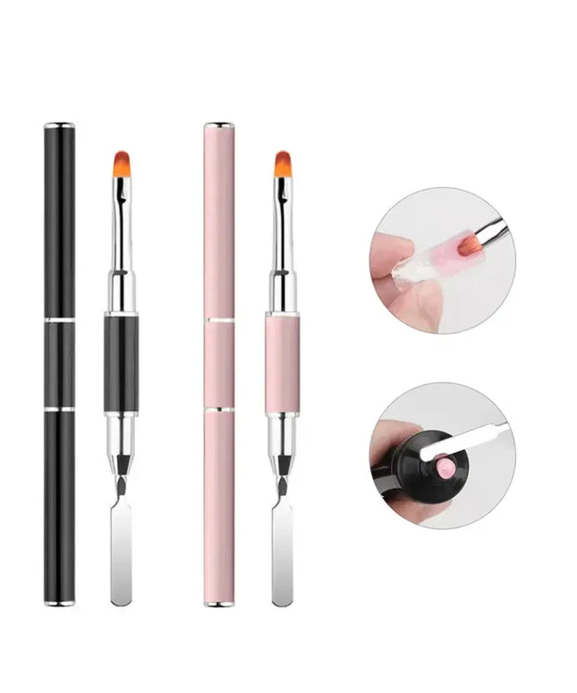 KissICON Gel Brush and Picker 2in1 Nail Tool -