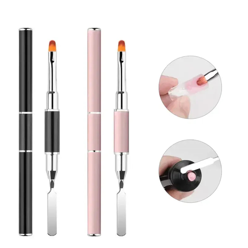 KissICON Gel Brush and Picker 2in1 Nail Tool -