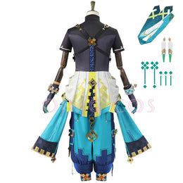 KissICON Genshin Impact Kinich Cosplay Costume Adult Carnival Uniform  Anime Halloween Party Costumes Masquerade Women Game