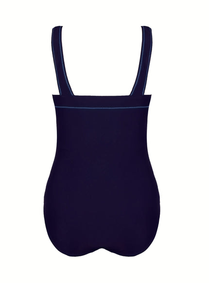 KissICON Geometric Highwaisted Curve Swimsuit