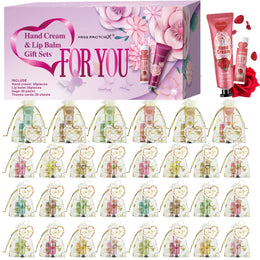 KissICON Gift set 30 sets KissIcon Hand Cream And Lip Balm Set For