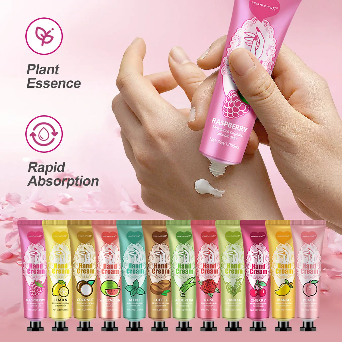 KissICON Gift set 30 sets KissIcon Hand Cream And Lip Balm Set For