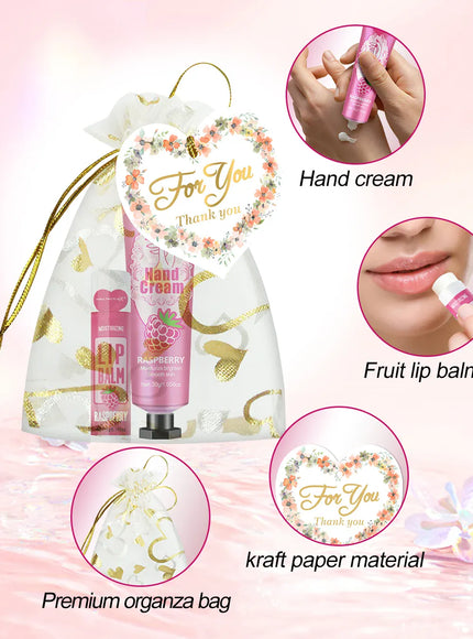KissICON Gift set 30 sets KissIcon Hand Cream And Lip Balm Set For