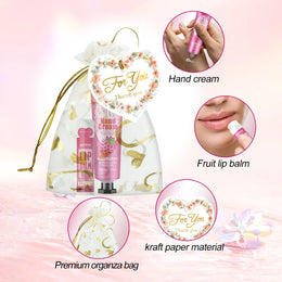 KissICON Gift set 30 sets KissIcon Hand Cream And Lip Balm Set For