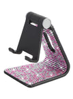 Glamorous Pink Rhinestones on Deep Black