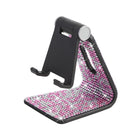 Glamorous Pink Rhinestones on Deep Black
