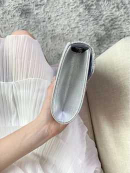 Dropshipman Glitter Bling Envelope Clutch Bag – Shiny Party & Wedding Dinner Handbag