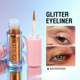 KissICON Glitter Eyeliner Set 8-Colors Sparkle 8color Longlasting Waterproof Glitter Eyeliner Set