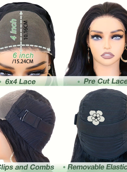 KissICON Glueless Wig 6x4 Lace Closure Body