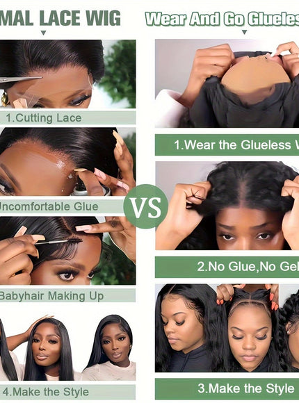 KissICON Glueless Wig 6x4 Lace Closure Body