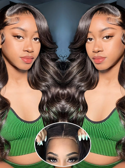 KissICON Glueless Wig 6x4 Lace Closure Body