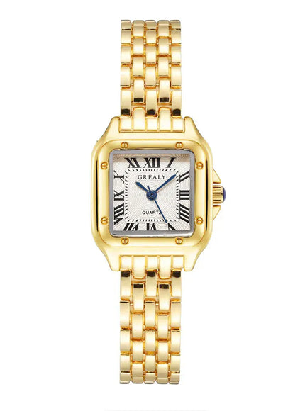 KissICON Gold 2 [KissIcon] Women Watch Gold Steel Quartz Watch -