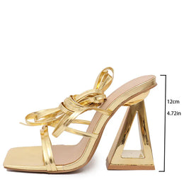 KissICON Gold / 40 Plus Size Roman Super High Heels Sandals for