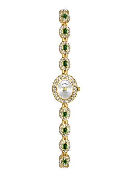 KissICON Gold green KissIcon UTHAI Women Chain Watch Light Luxury -