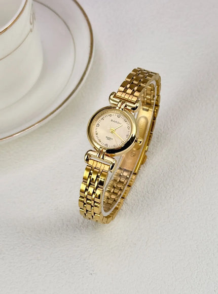 KissICON Gold KissIcon 2025 Women Watch Gold Steel Strap -