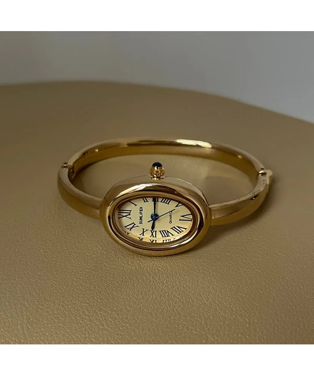 KissICON Gold KissIcon Bathtub Watch Women Rose Gold Luxury Quartz