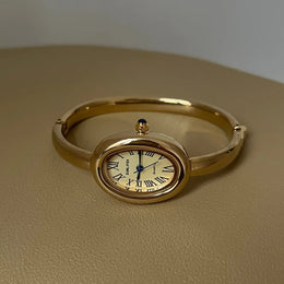 KissICON Gold KissIcon Bathtub Watch Women Rose Gold Luxury Quartz